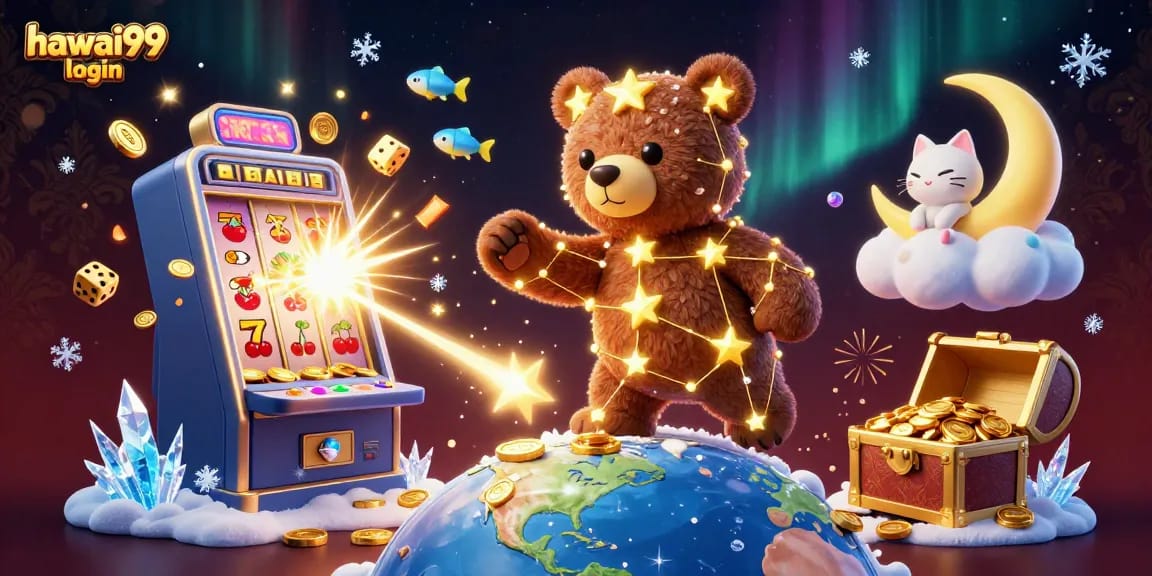 Experience winning at hawai99 login with vibrant slots and exciting gameplay set in a celestial scene.