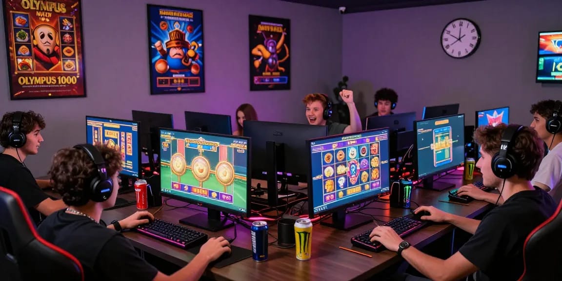 Exciting online slot gaming session showcasing players using modern devices to enjoy thrilling slot games.