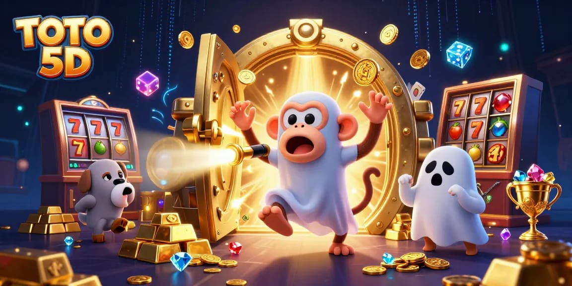 TOTO 5D menunggu di kasino tak terlihat saat mereka menangani koin emas dengan petugas pemburu hantu di belakang