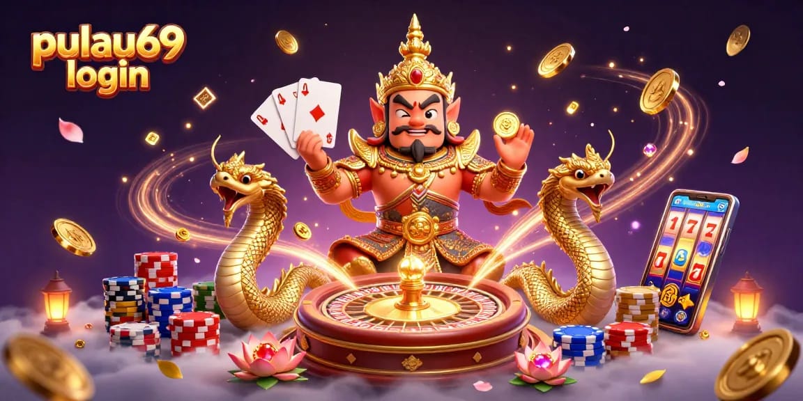Experience pulau69 login with vibrant casino action from this dynamic 3D illustration!