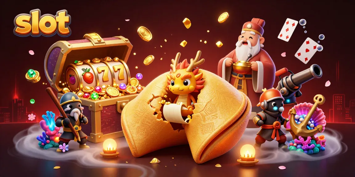 Slot menarik dengan karakter lucu dan elemen keberuntungan yang berkilauan.