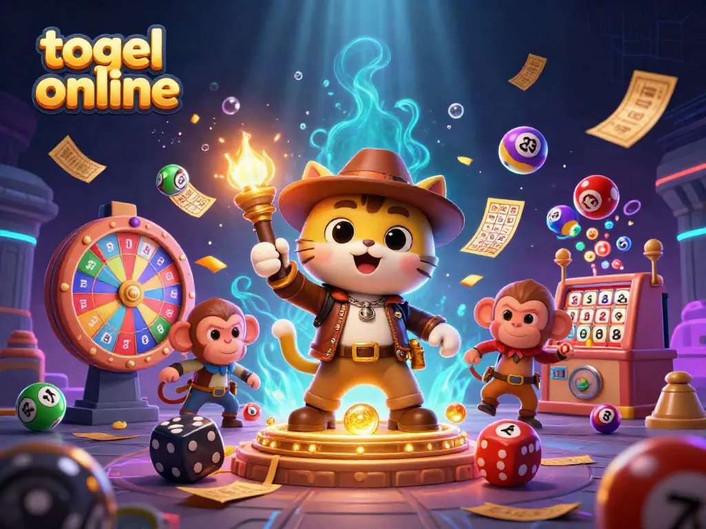 Menggali togel online sambil mengeksplorasi artefak kasino dengan kucing dan monyet.