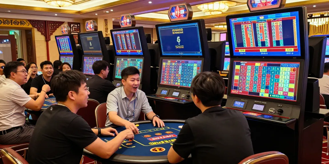 Lokasi permainan Toto Macau dengan pemain antusias menantikan hasil undian langsung.