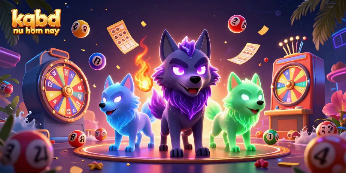 Engage with kqbd nu hom nay through live scores and dynamic lottery visuals in this vibrant illustration.