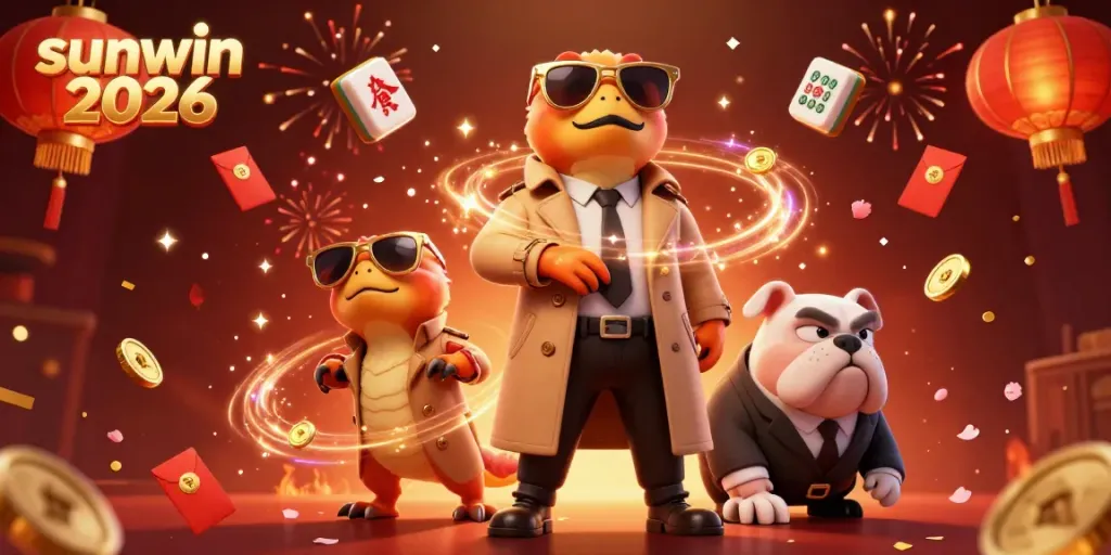 Experience the excitement of sunwin 2026 with raptors entering a VIP casino, surrounded by festive gambling elements.