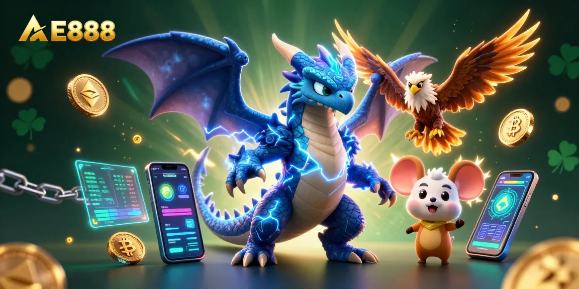 Engage with AE888 as you spin the jackpot reels surrounded by electrifying 3D fantasy elements.