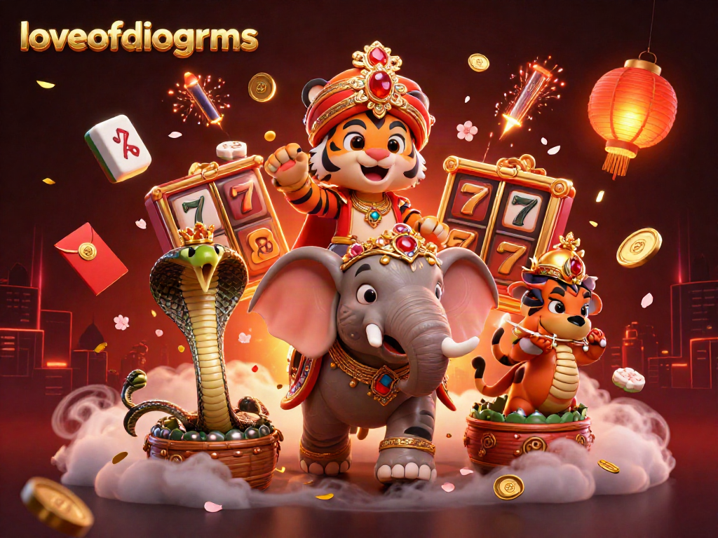 Slot online menantang di loveofdiagrams dengan macan maharaja dan gajah permata.