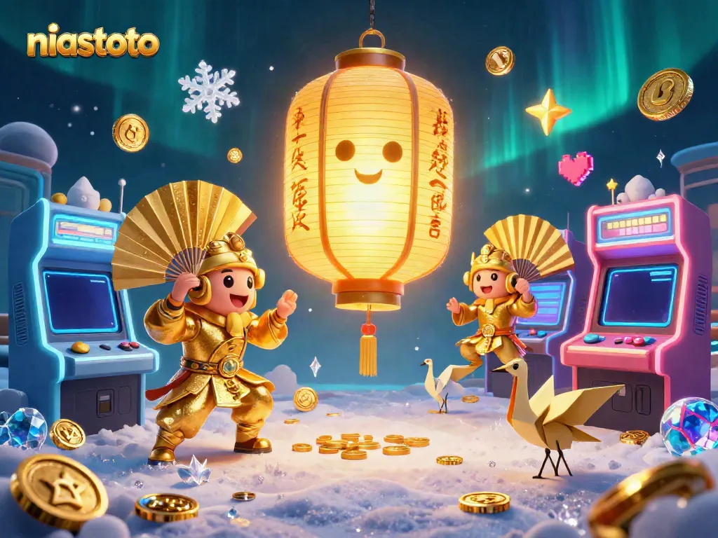 Mainkan niastoto dengan suasana kasino malam yang meriah dan karakter unik.