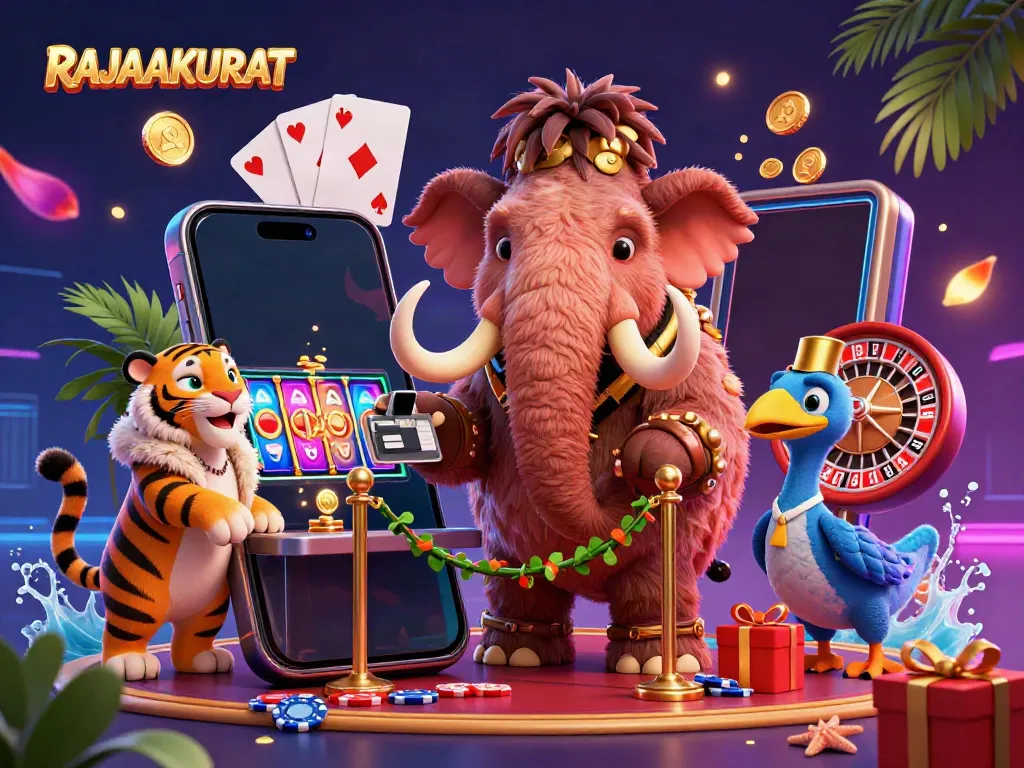 Engage with RAJAAKURAT's vibrant online slot experience featuring thrilling characters and dynamic gameplay.