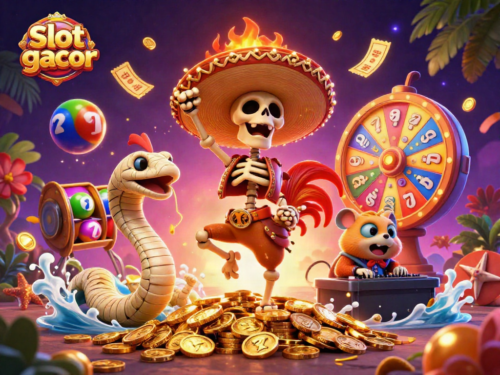 Ikuti keseruan slot gacor dengan pemandangan 3D yang menggembirakan di kasino.