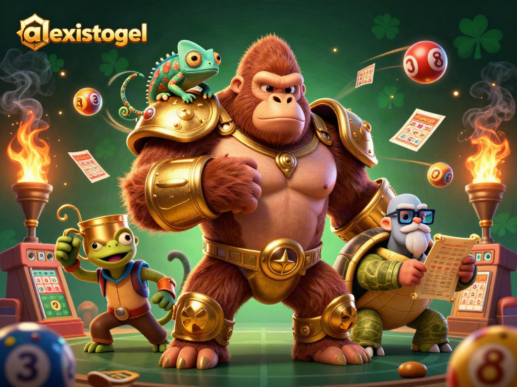 Visualisasi aksi yang menarik dari alexistogel dengan karakter kuat dan elemen lotere yang kaya.