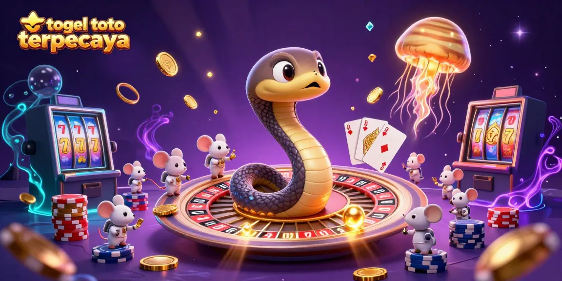Mengamati togel toto terpercaya di ilustrasi 3D dengan naga Saturnus dan pemain bertaruh di sekelilingnya.