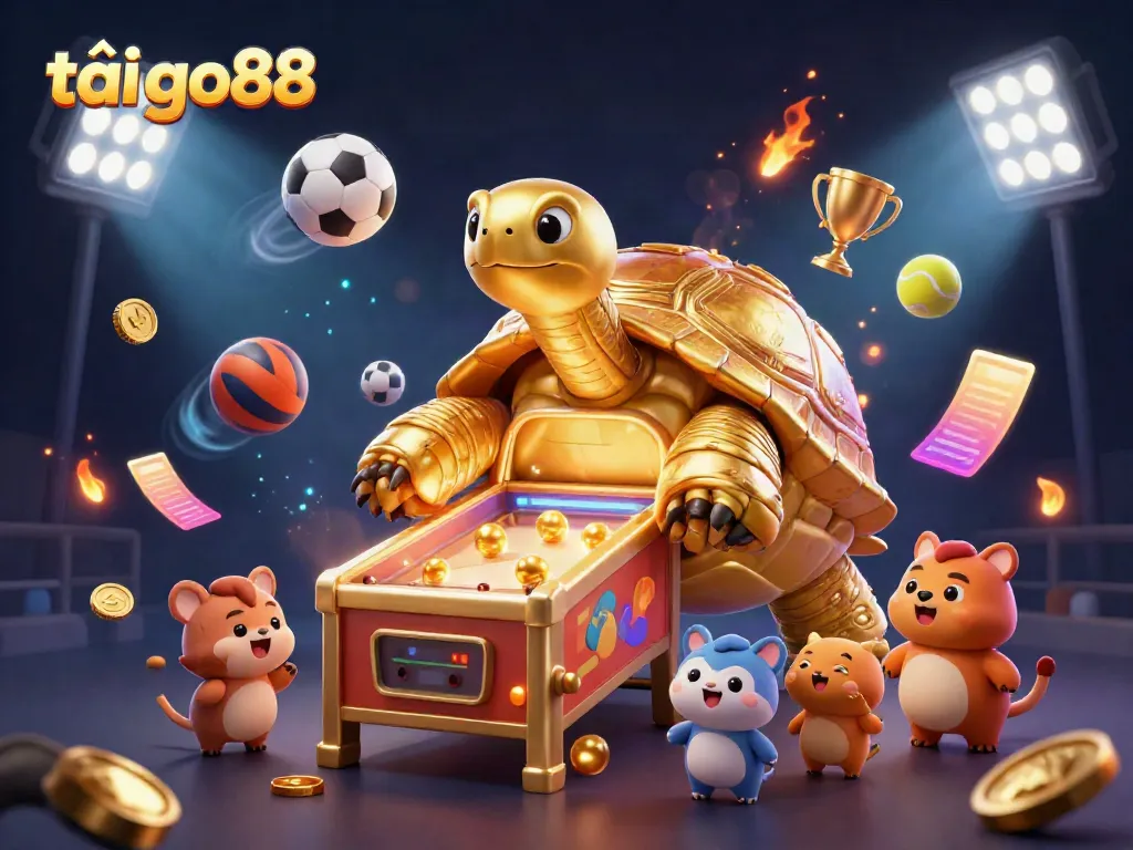 Experience the excitement of tải go88 with colorful characters and thrilling casino elements in a vibrant setting.