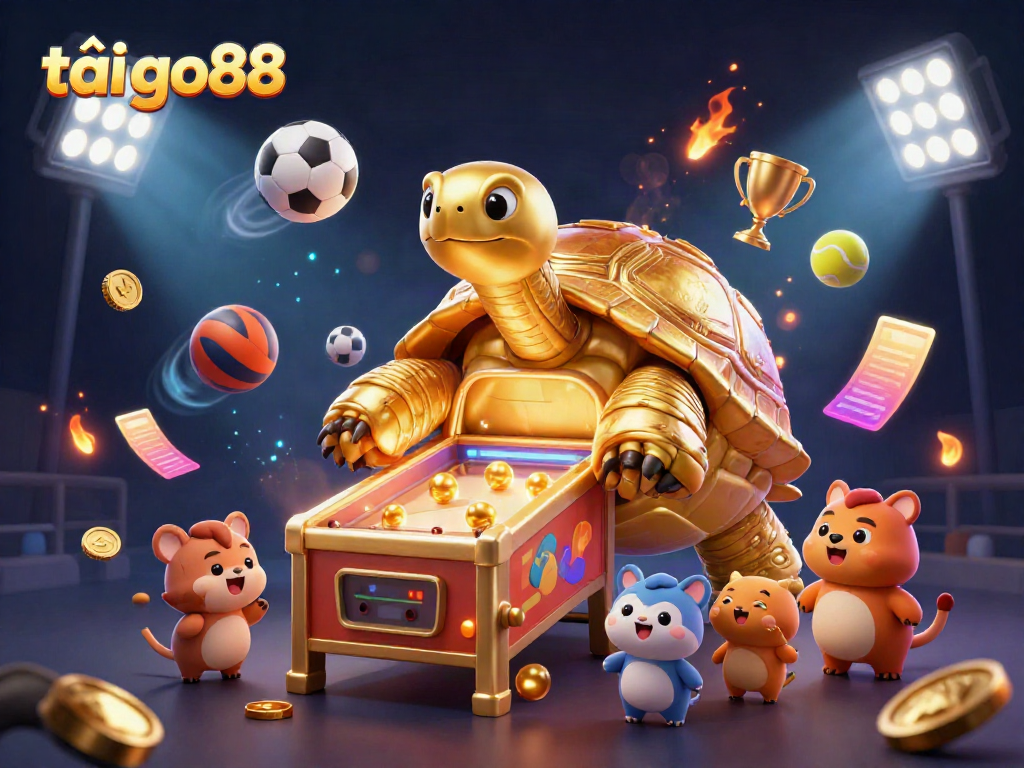 Experience the excitement of tải go88 with colorful characters and thrilling casino elements in a vibrant setting.