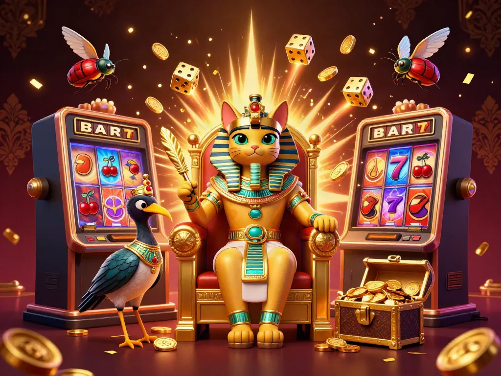 Menghasilkan pengeluaran hk hari ini dengan cahaya jackpot dan simbol keberuntungan yang menari.