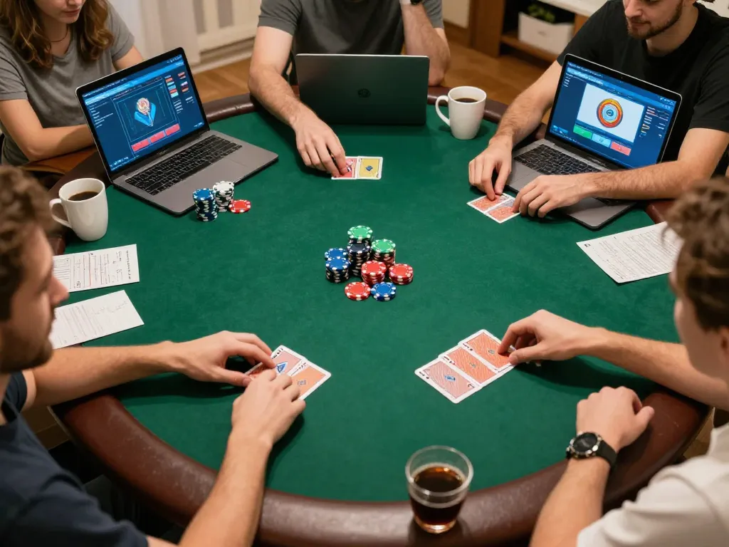 Players enjoying rokok 88 online poker game with vibrant atmosphere and competitive spirit.