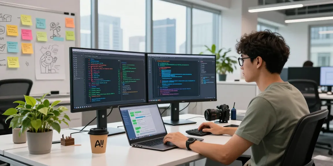 AI NSFW development workspace showcasing programming and content filtering.